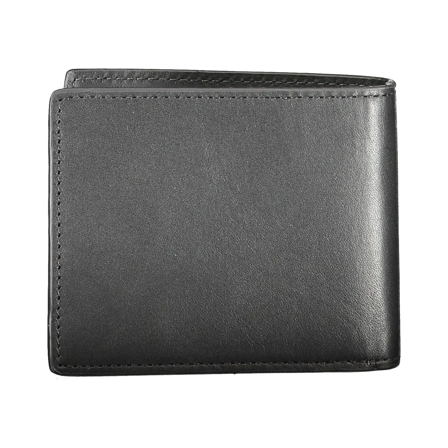 Tommy Hilfiger Black Leather Men Wallet