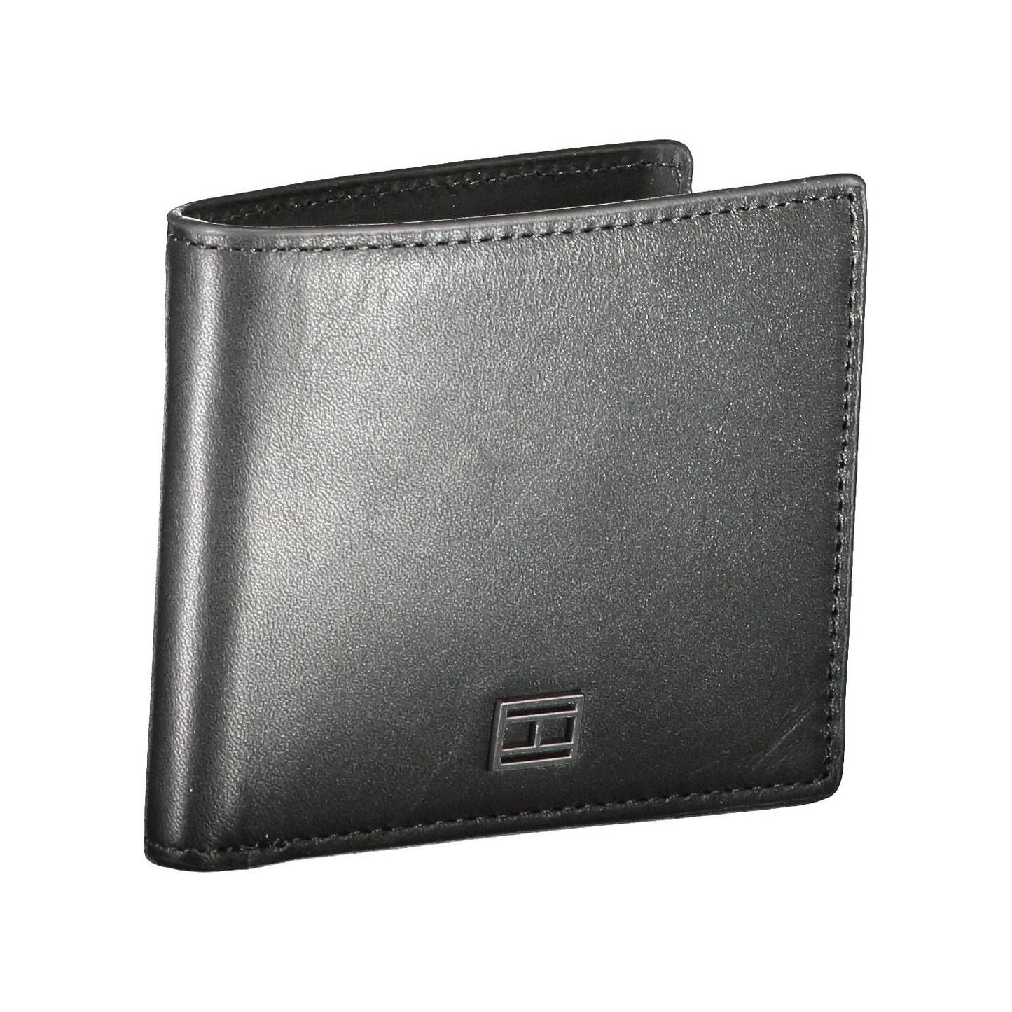 Tommy Hilfiger Black Leather Men Wallet Tommy Hilfiger