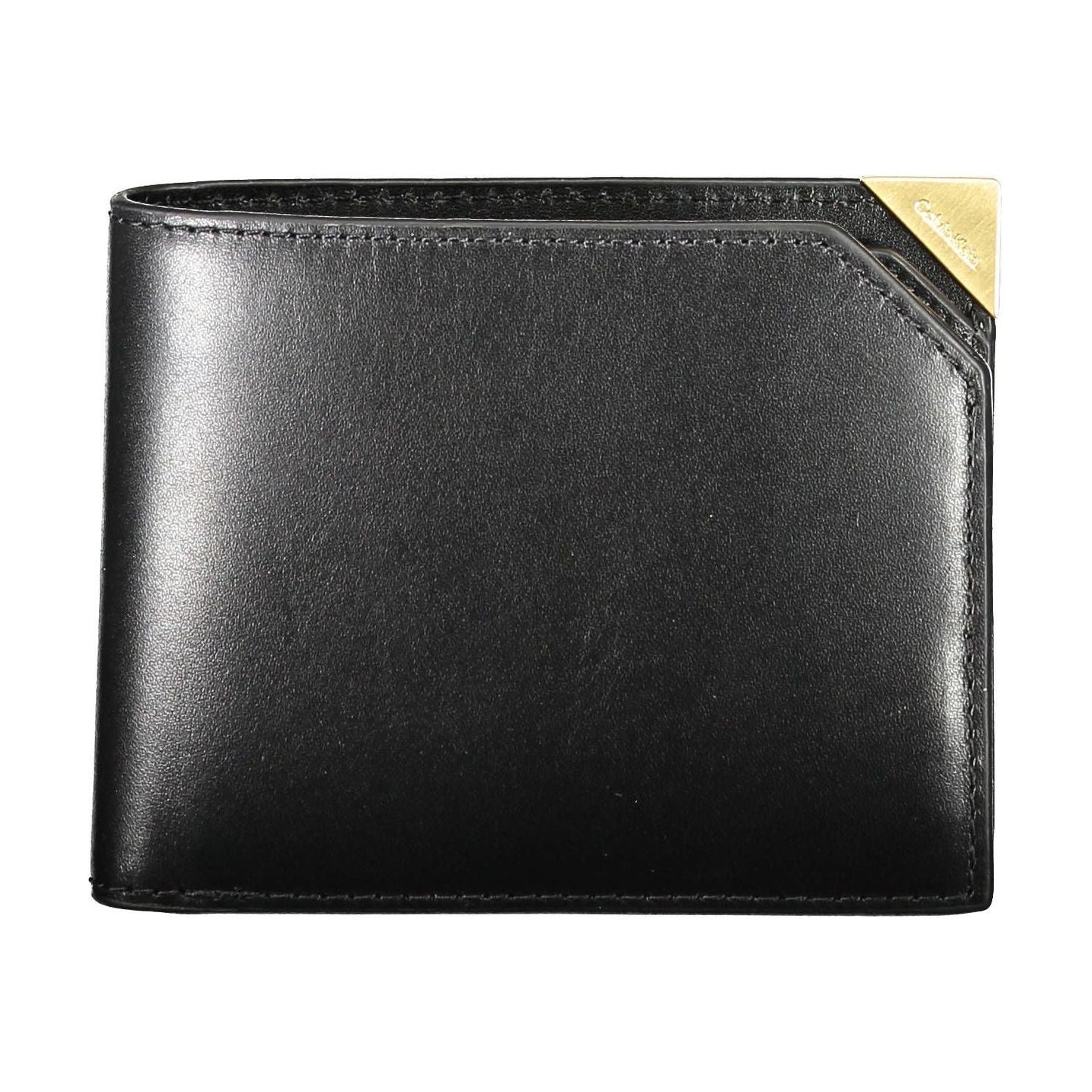 Calvin Klein Sleek RFID-Protected Black Leather Wallet Calvin Klein