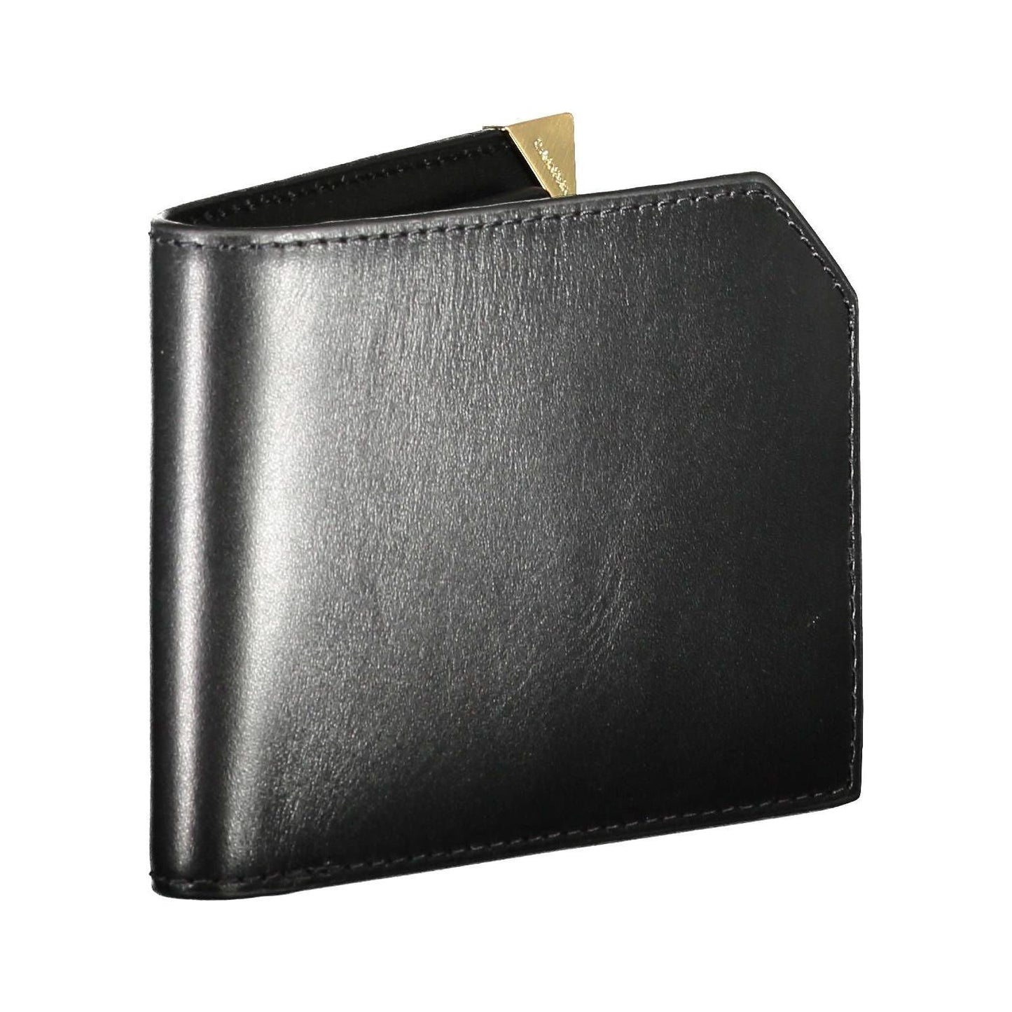 Calvin Klein Sleek RFID-Protected Black Leather Wallet Calvin Klein