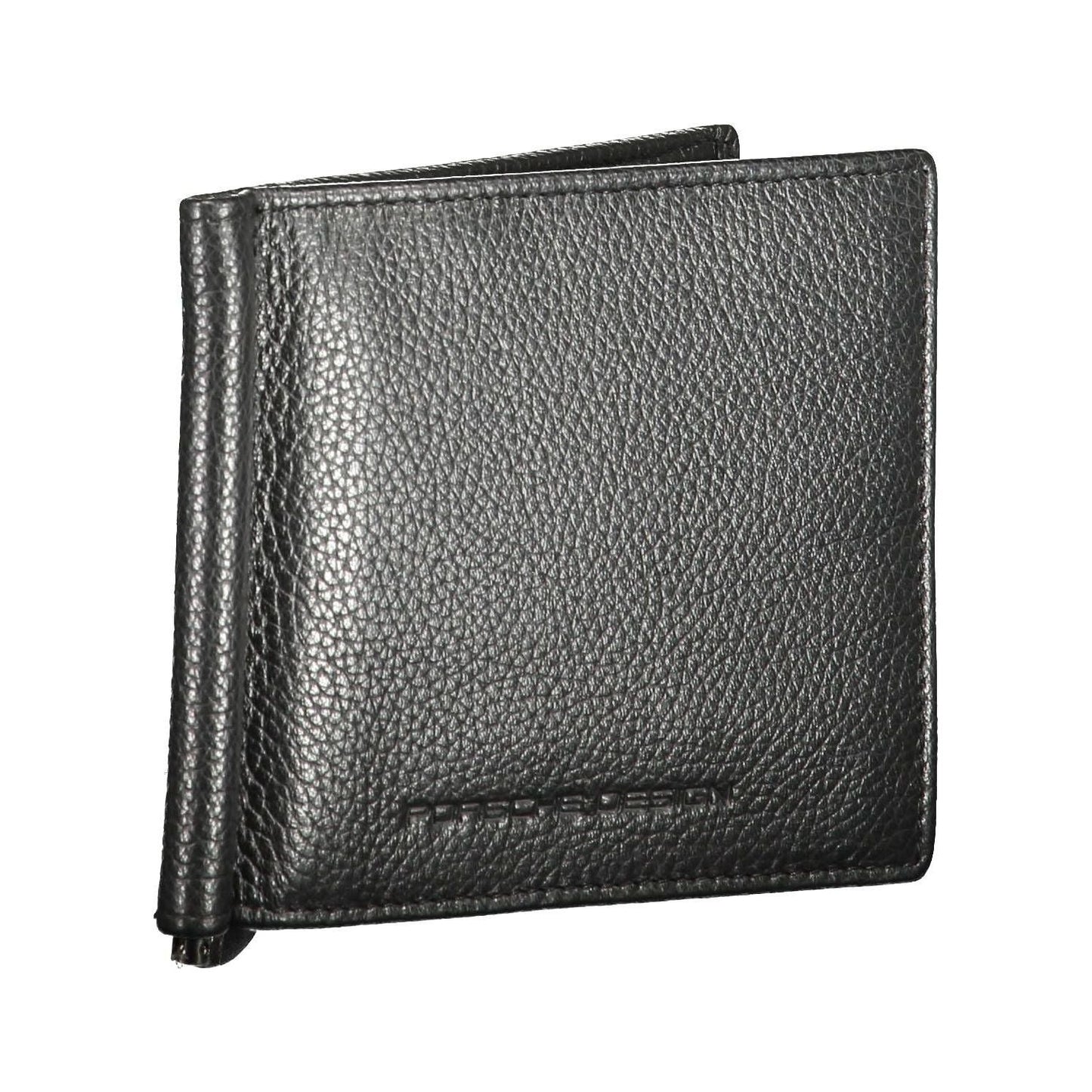 Porsche Design Sleek Black Leather RFID-Blocking Card Holder Porsche Design