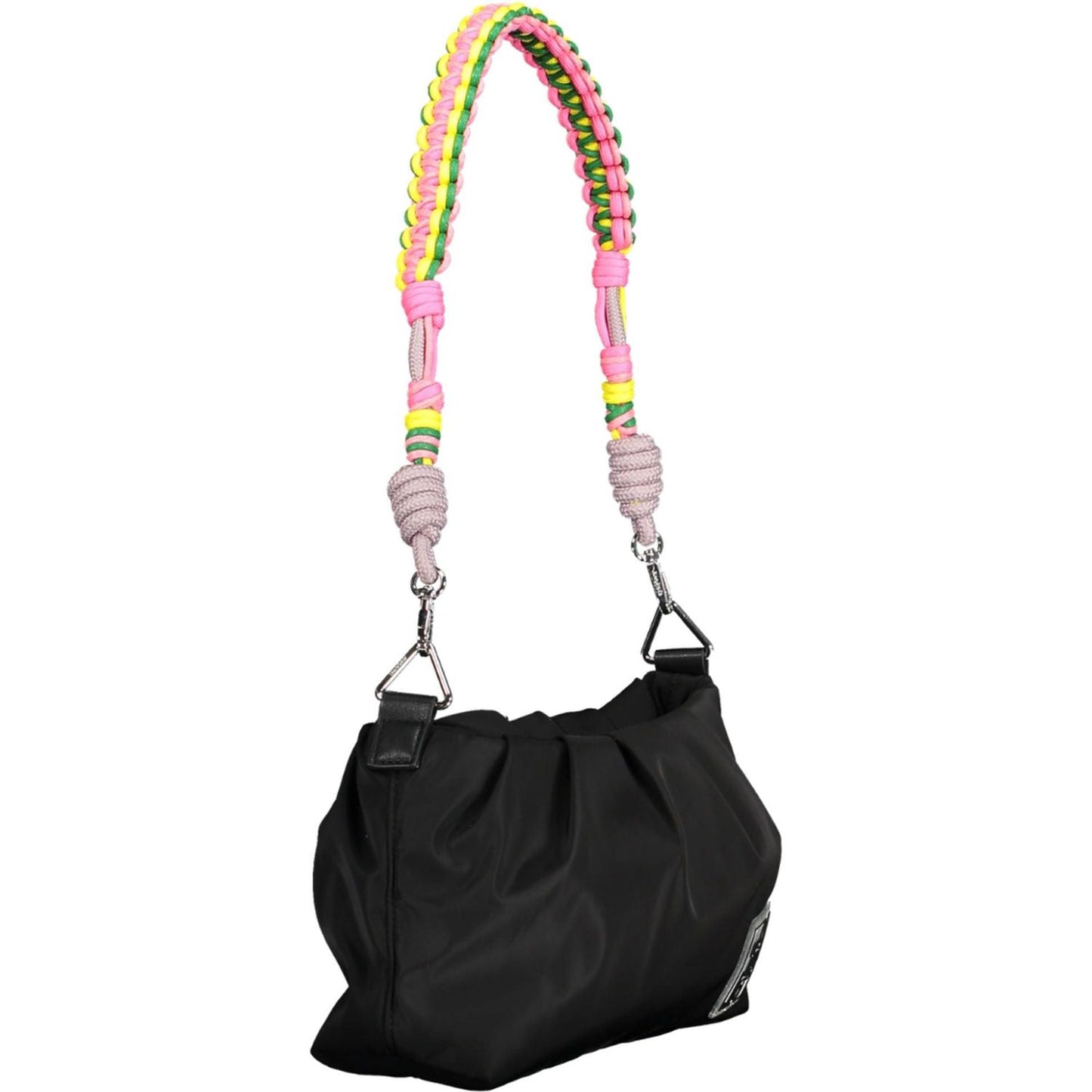 Desigual Chic Black Contrast Detail Handbag Desigual