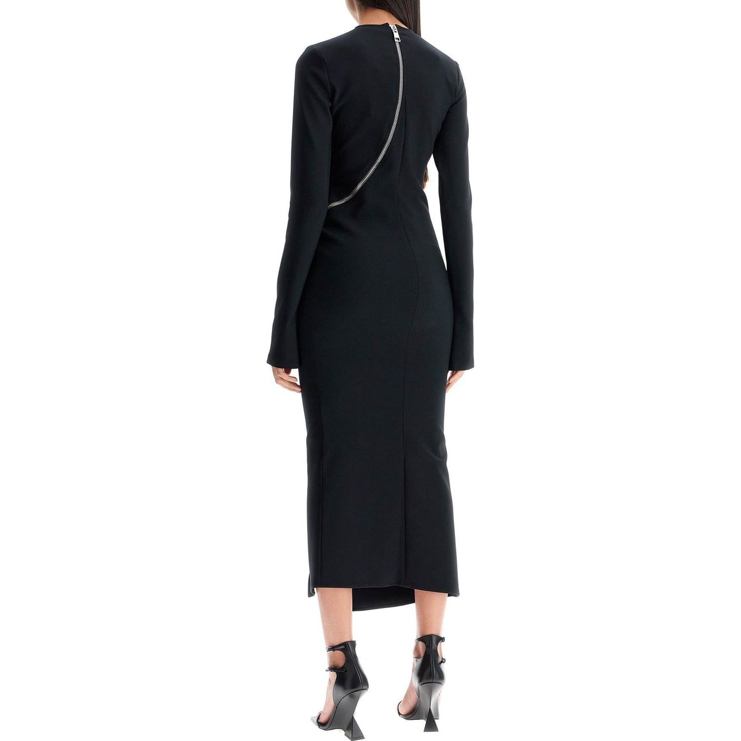 The Attico twisted zip midi dress with Dresses The Attico