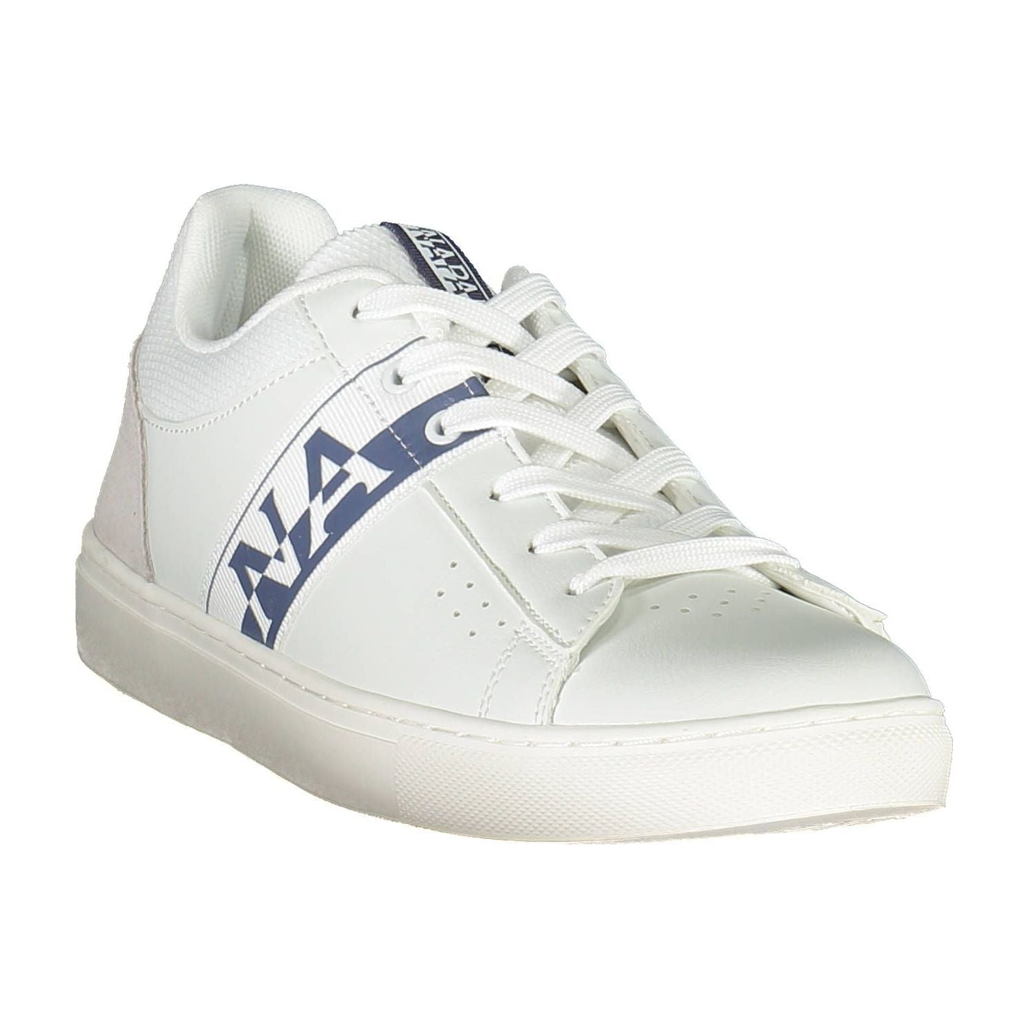 Napapijri White Leather Men Sneaker