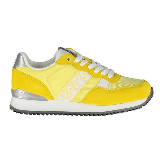 Napapijri Vibrant Yellow Lace-up Sneakers Napapijri