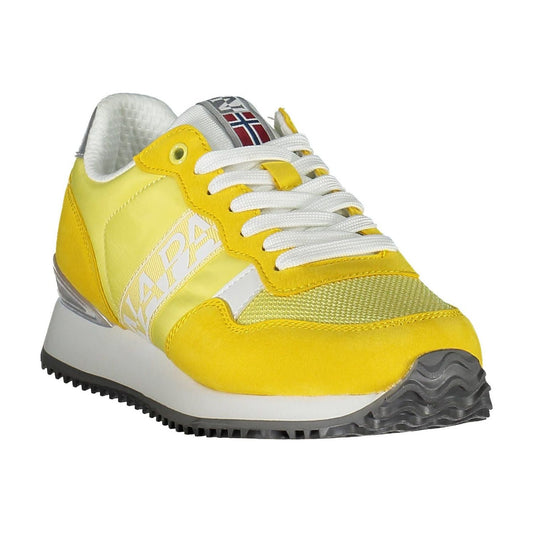 Napapijri Vibrant Yellow Lace-up Sneakers Napapijri