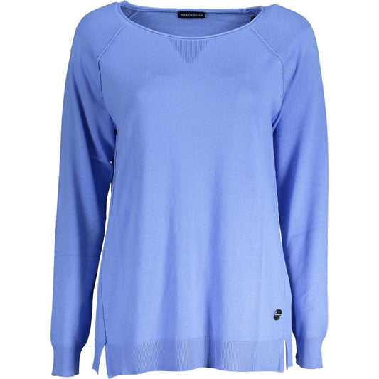 North Sails Eco-Chic Light Blue Sweater with Contrasting Accents North Sails