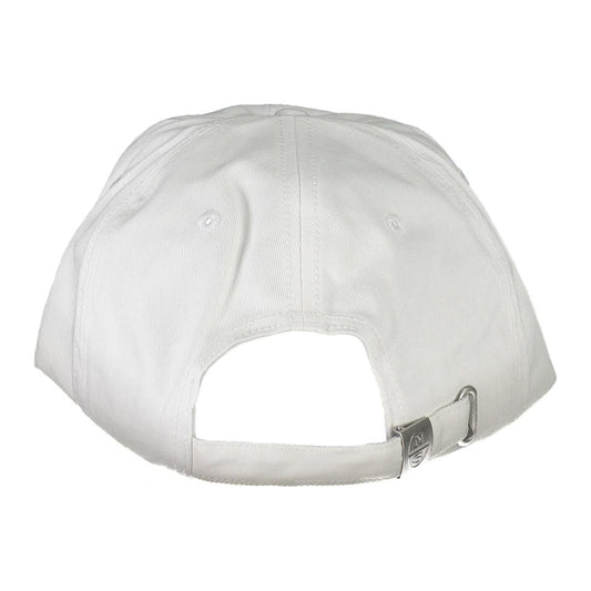 North Sails Elegant White Visor Cap with Logo Detail North Sails