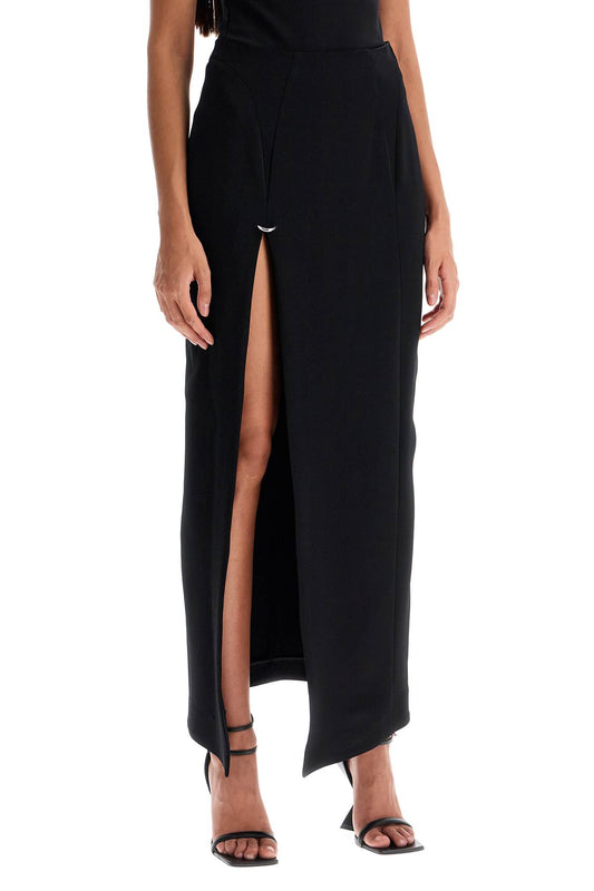 Mugler long skirt with piercing detail Skirts Mugler