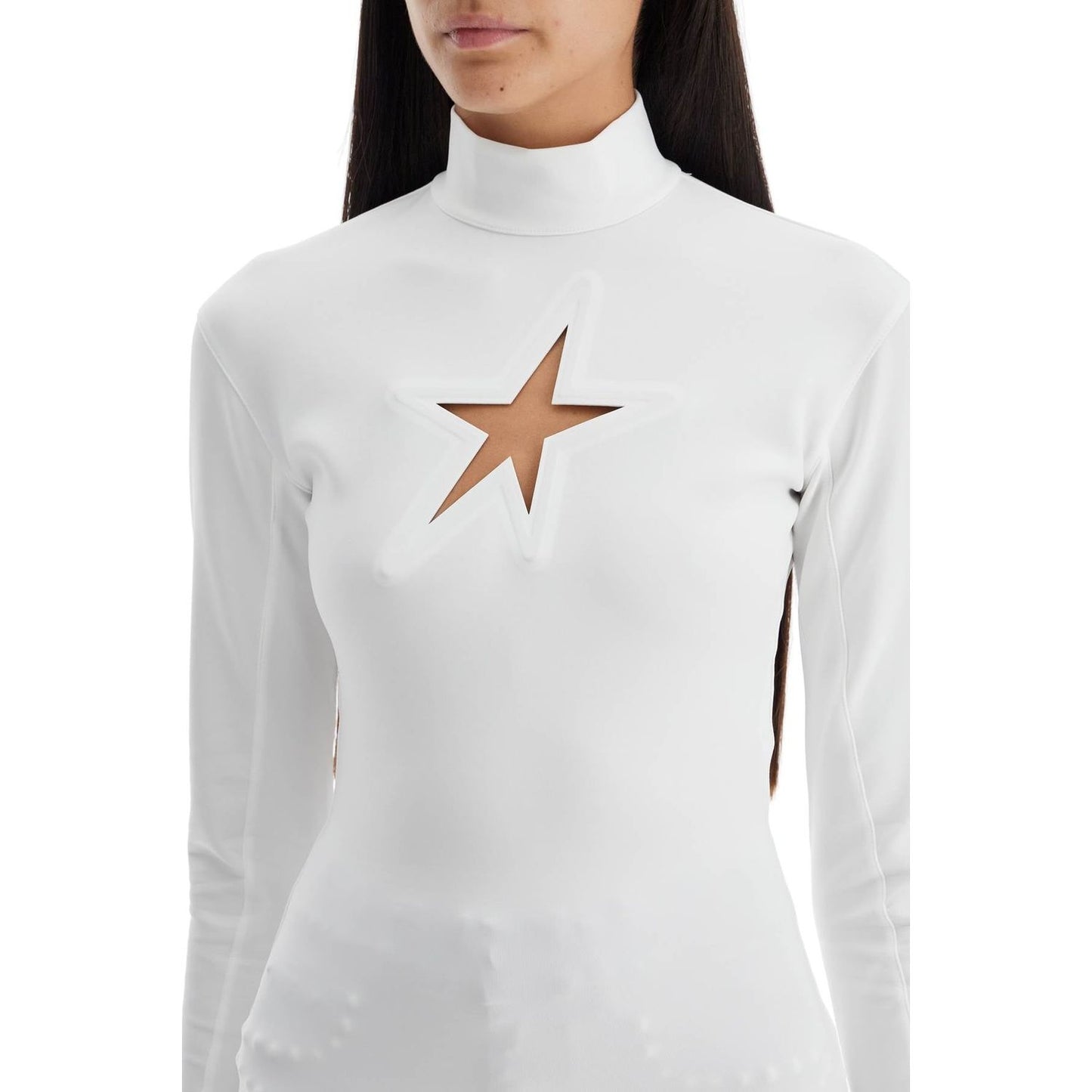 Mugler long-sleeved star top for Topwear Mugler