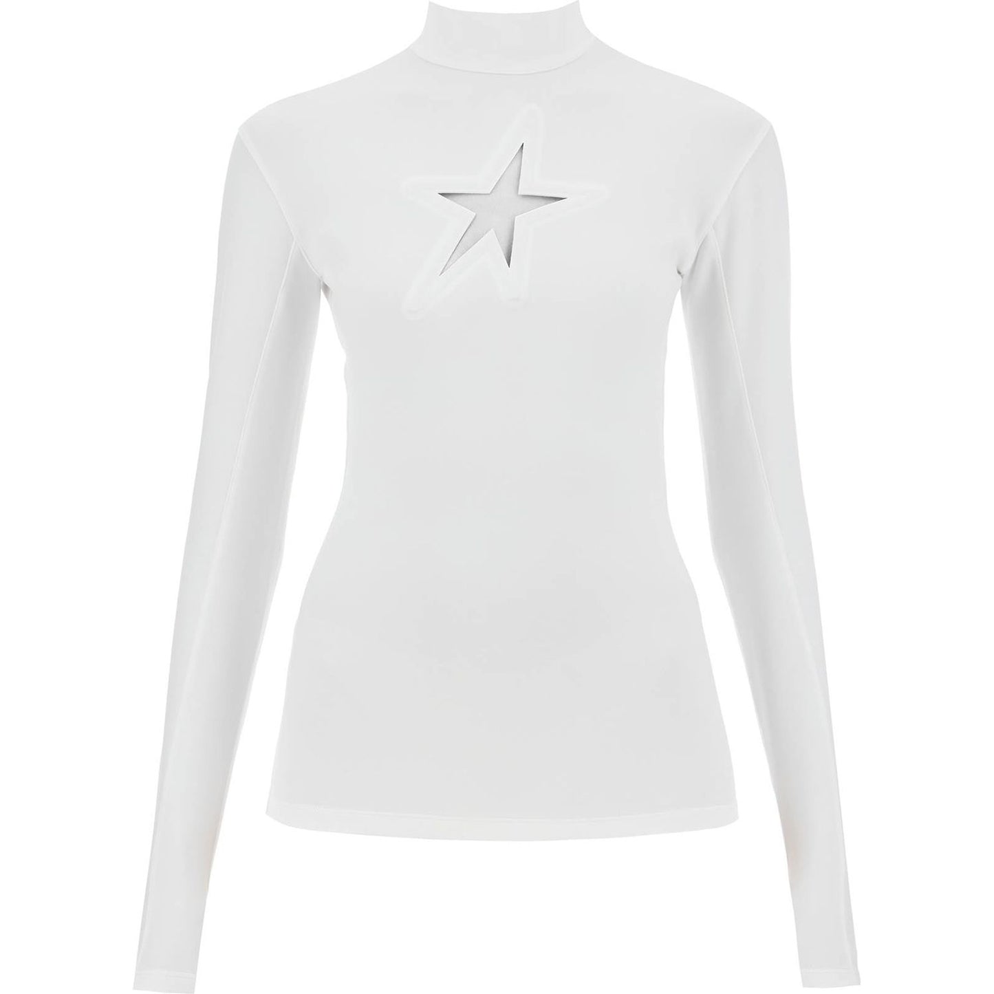 Mugler long-sleeved star top for Topwear Mugler