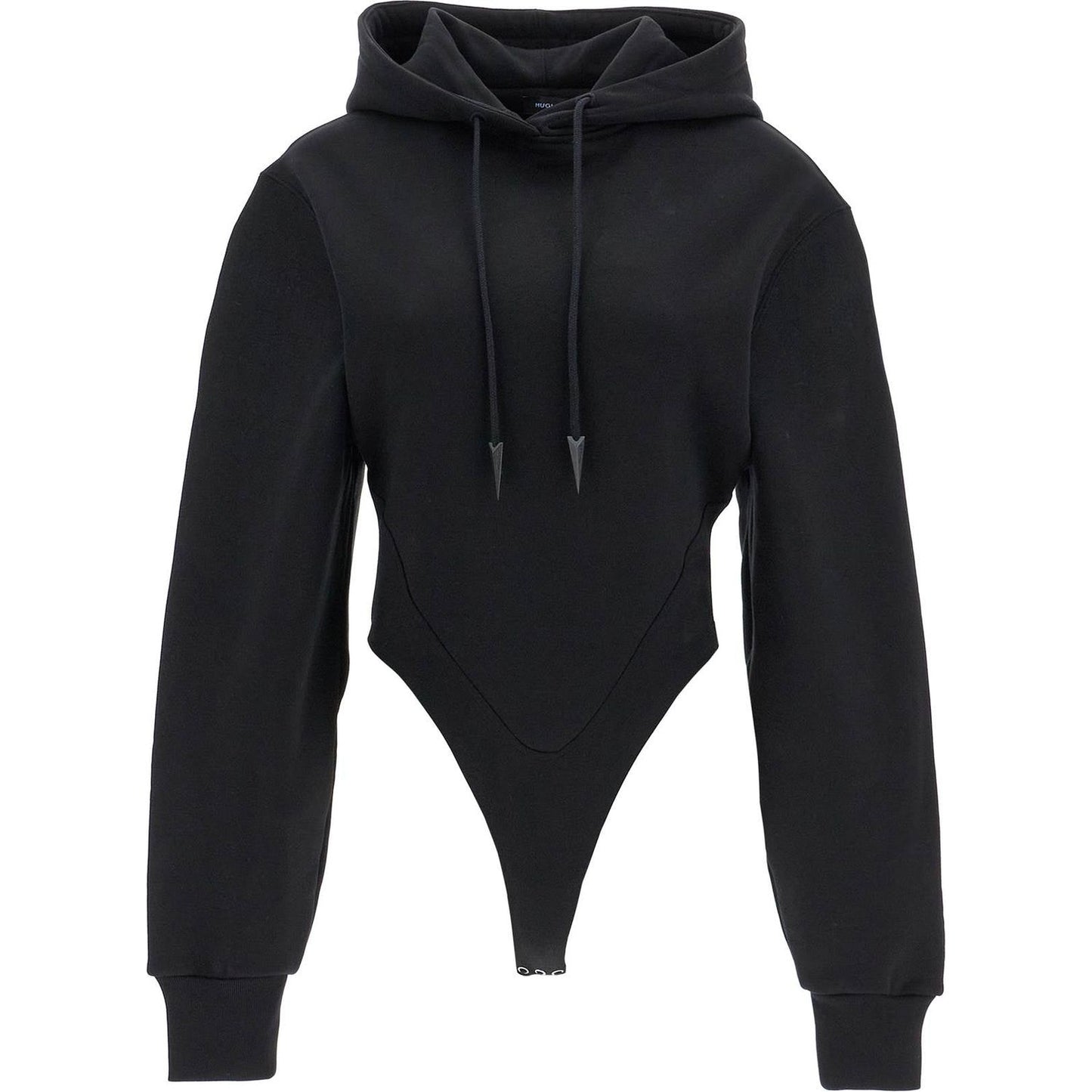 Mugler body sweatshirt with hood Topwear Mugler