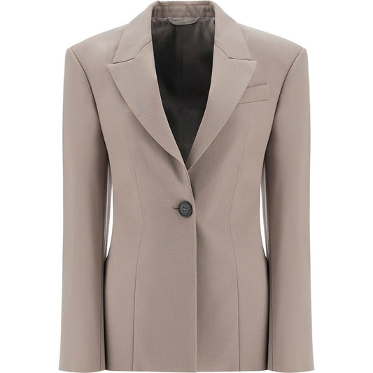 The Attico single-breasted wool blazer