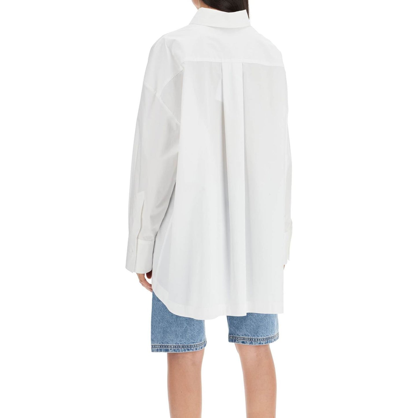 The Attico asymmetric oversized shirt Topwear The Attico