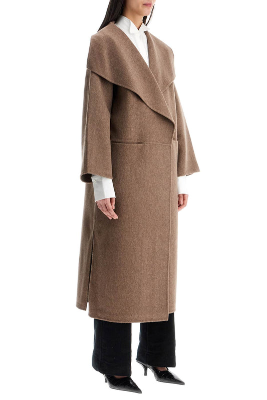 Toteme beige wool and cashmere kimono coat Jackets Toteme