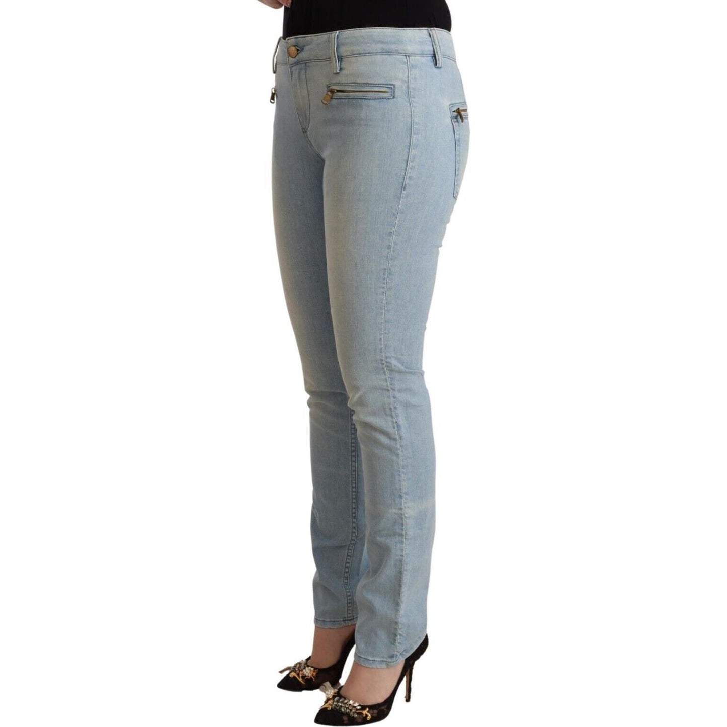 MILA SCHÖN Elegant Slim Fit Cotton Blend Jeans MILA SCHÖN