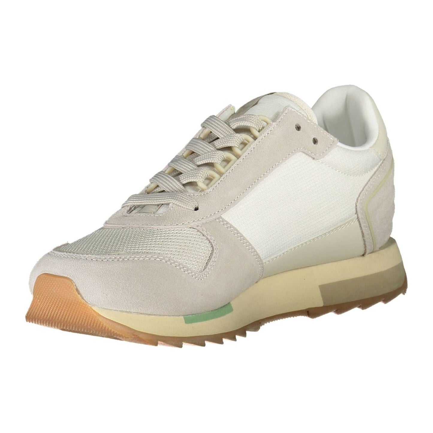 Napapijri Sleek White Sneakers with Contrasting Accents Napapijri