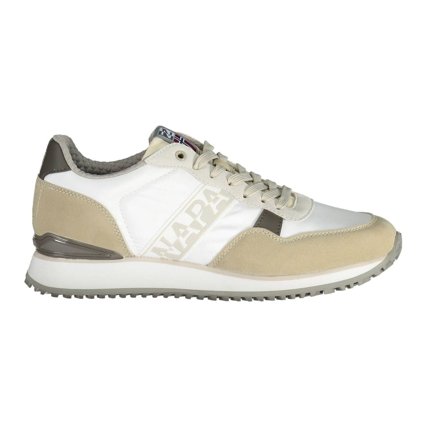 Napapijri Elegant White Sneakers with Contrasting Accents Napapijri