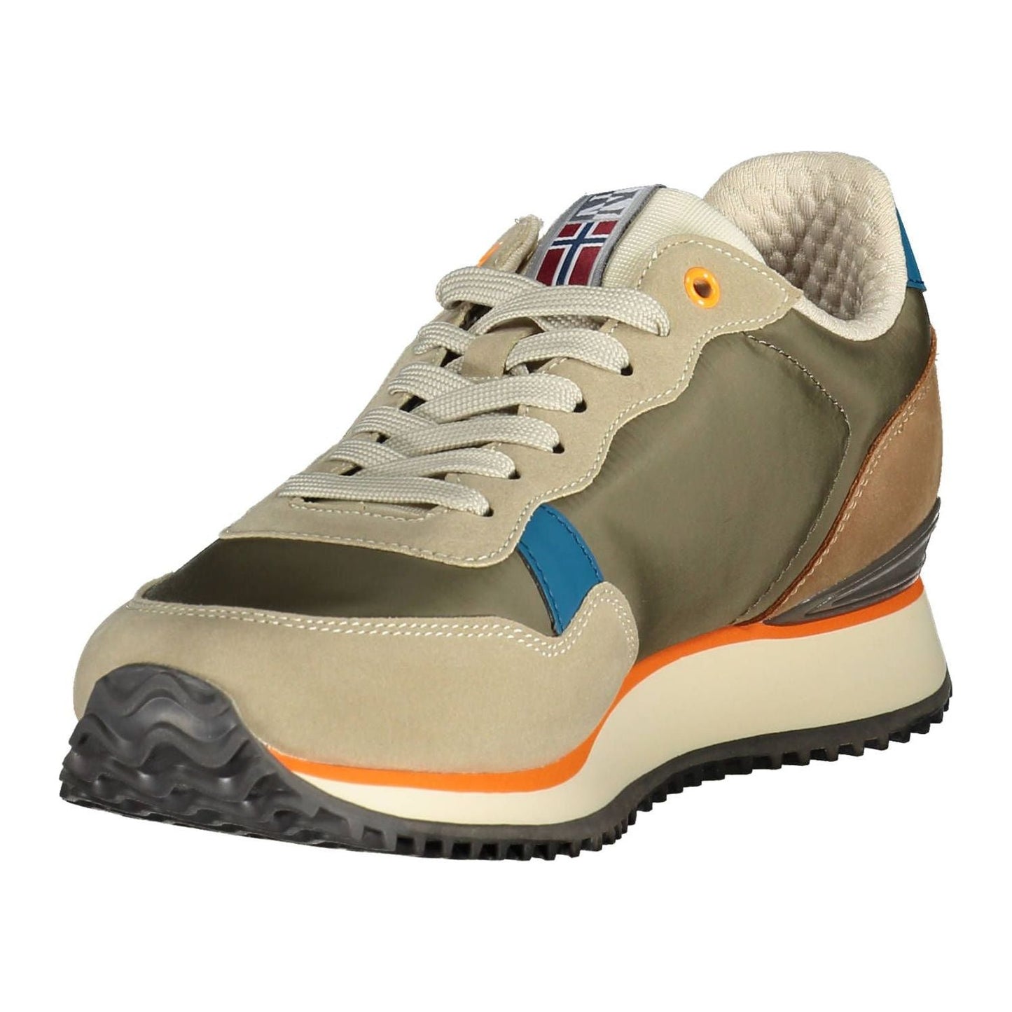 Napapijri Beige Trailblazer Sneakers with Logo Accent Napapijri