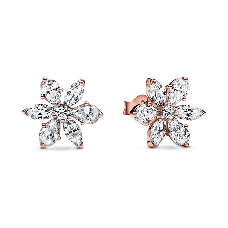 PANDORA JEWELS Mod. SPARKLING HERBARIUM CLUSTER Earrings PANDORA