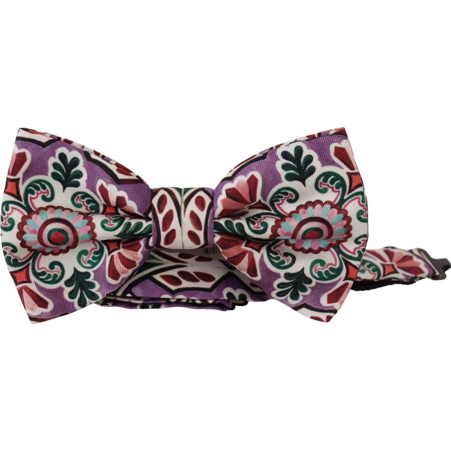 Dolce & Gabbana Multicolor Silk Bow Tie Elegant Accessory Dolce & Gabbana