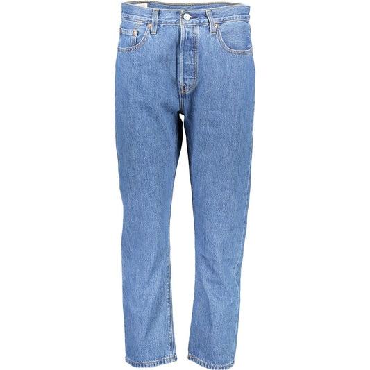 Levi's Chic Blue Cotton 5-Pocket Jeans for Women Levi's