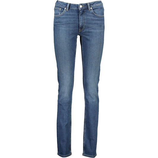 Gant Blue Cotton Women Jeans Gant