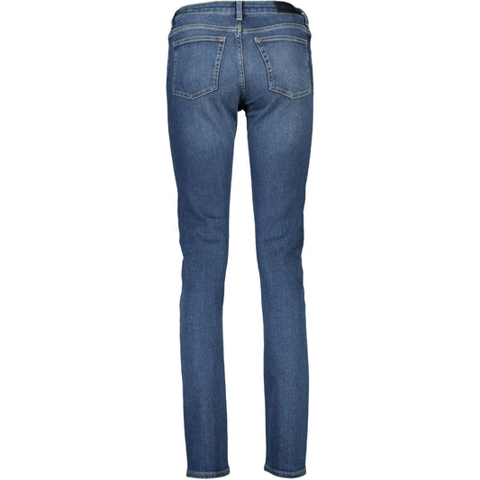 Gant Blue Cotton Women Jeans Gant