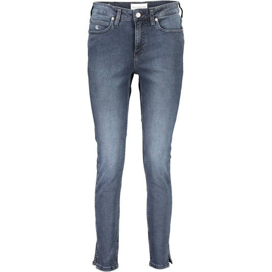 Calvin Klein Blue Cotton Women Jeans Calvin Klein