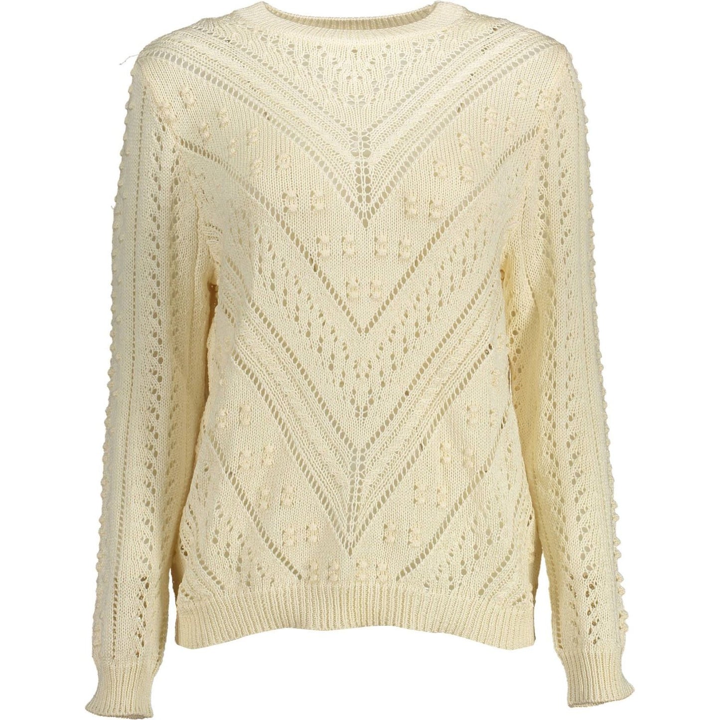 Kocca Elegant Crew-Neck Embroidered Sweater Kocca