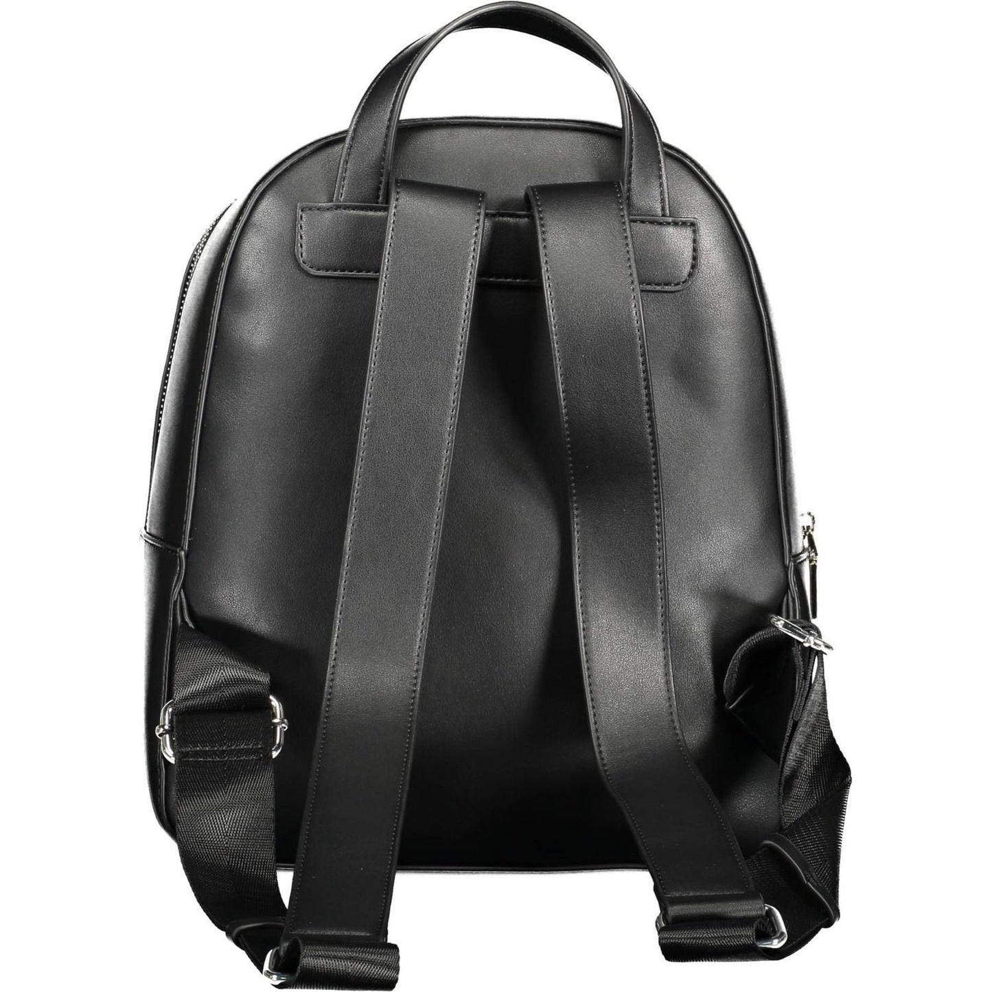 BYBLOS Elegant Black Backpack with Contrasting Details BYBLOS