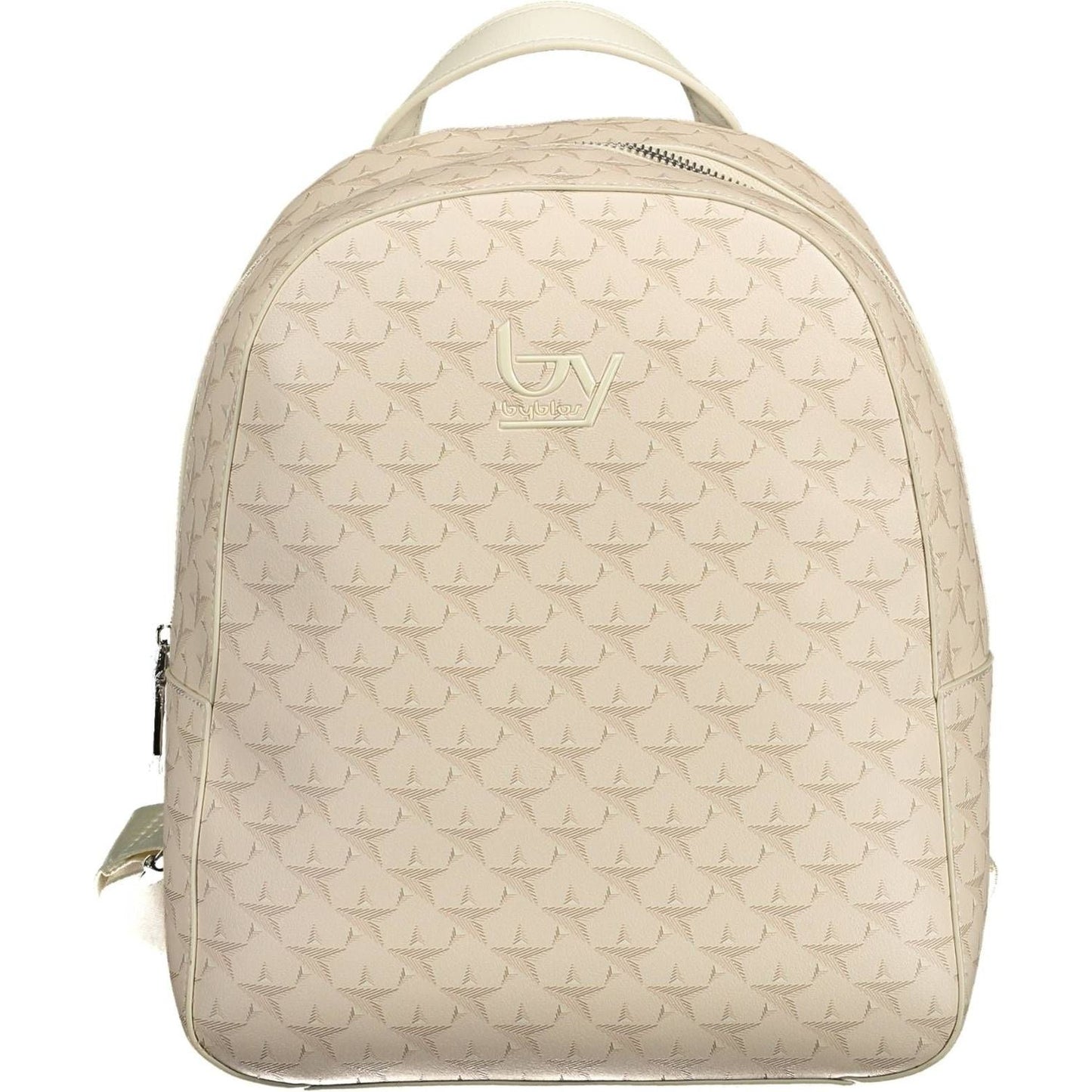 BYBLOS Elegant Beige Backpack with Contrasting Accents BYBLOS