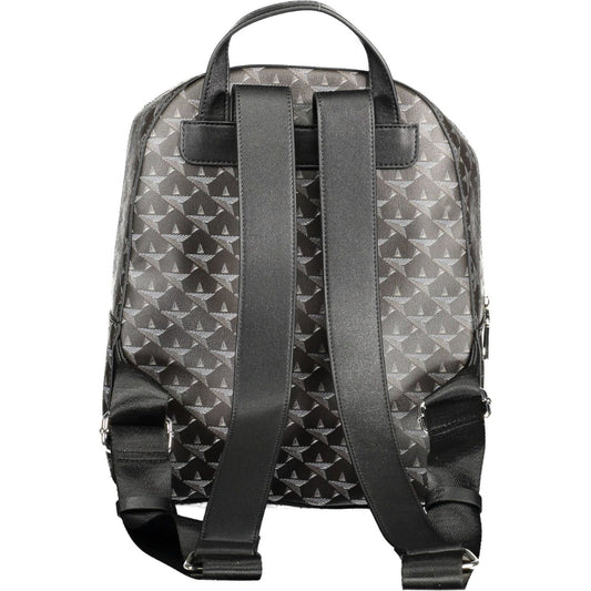 BYBLOS Sleek Black Contrast Detail Backpack BYBLOS