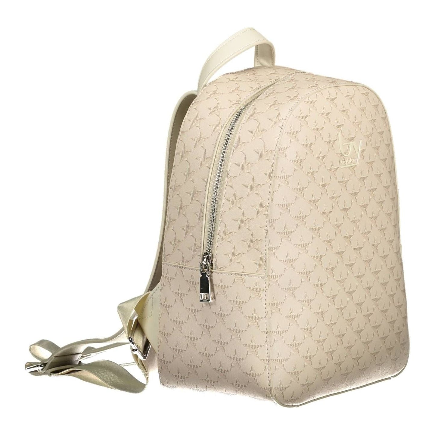 BYBLOS Elegant Beige Backpack with Contrasting Accents BYBLOS