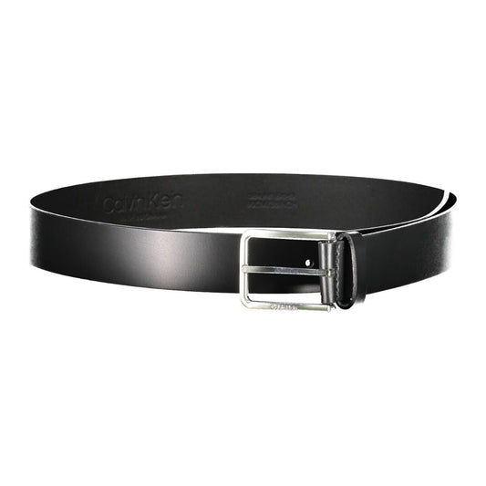 Calvin Klein Black Leather Men Belt