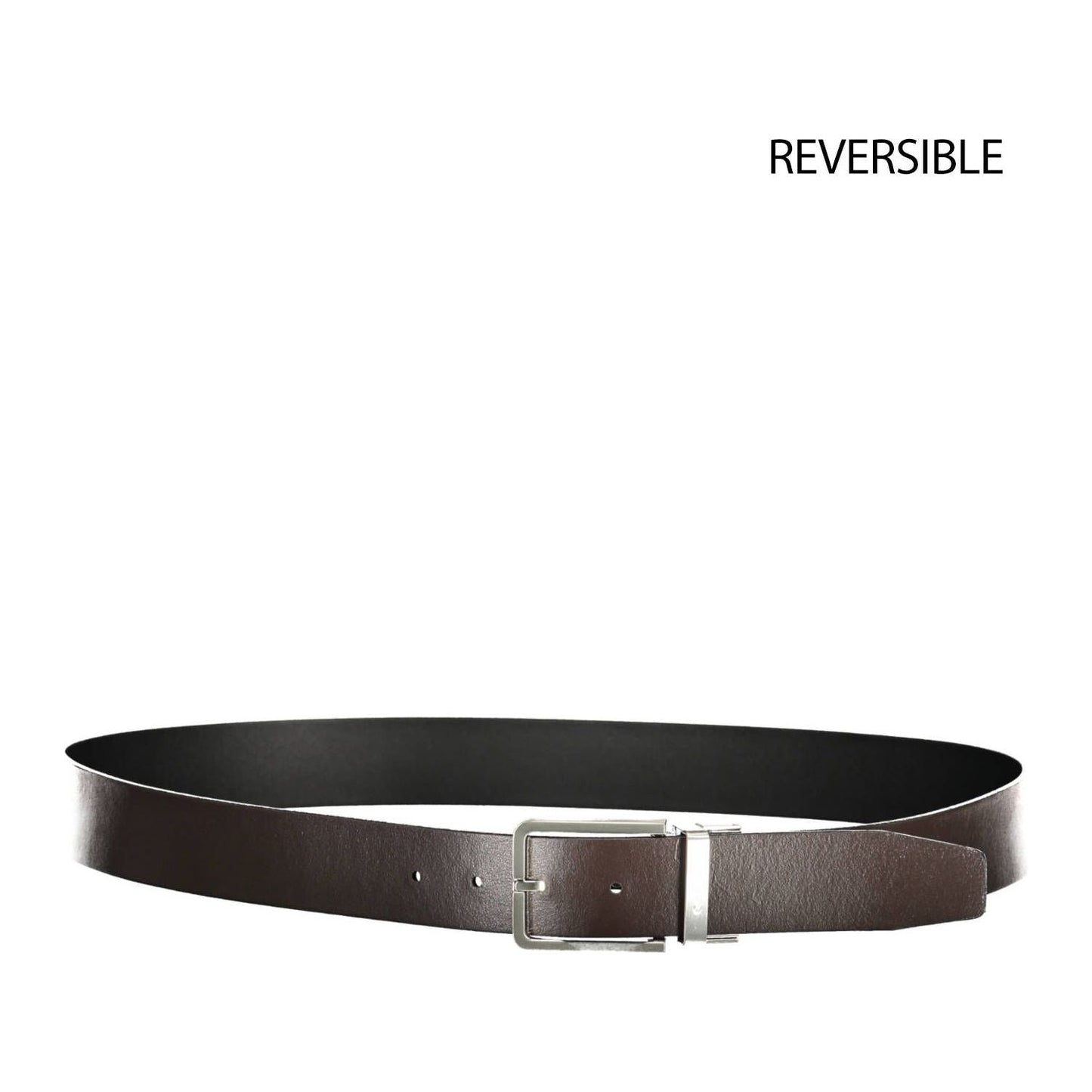 Calvin Klein Reversible Leather Belt in Black and Brown Calvin Klein