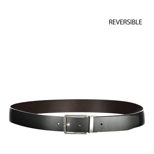 Calvin Klein Reversible Leather Belt in Black and Brown Calvin Klein