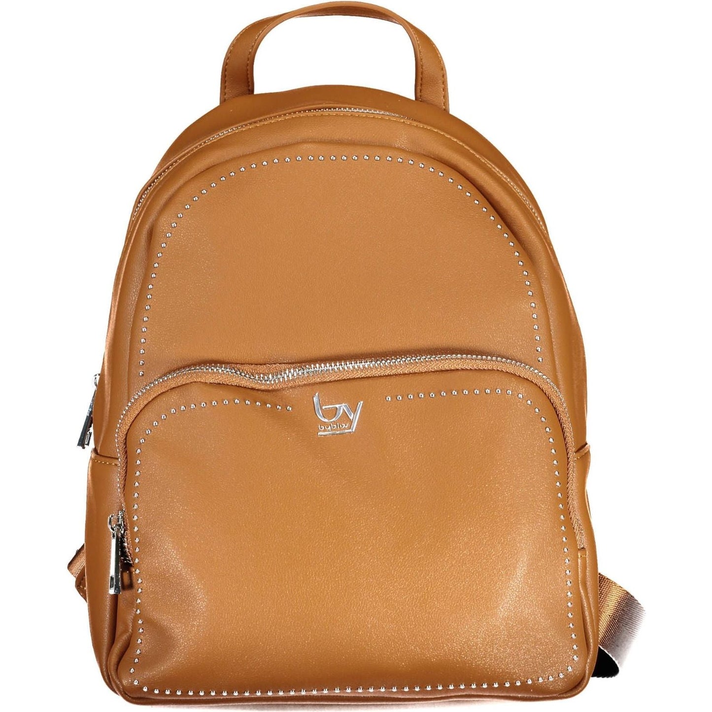 BYBLOS Elegant Brown Backpack with Contrasting Details BYBLOS