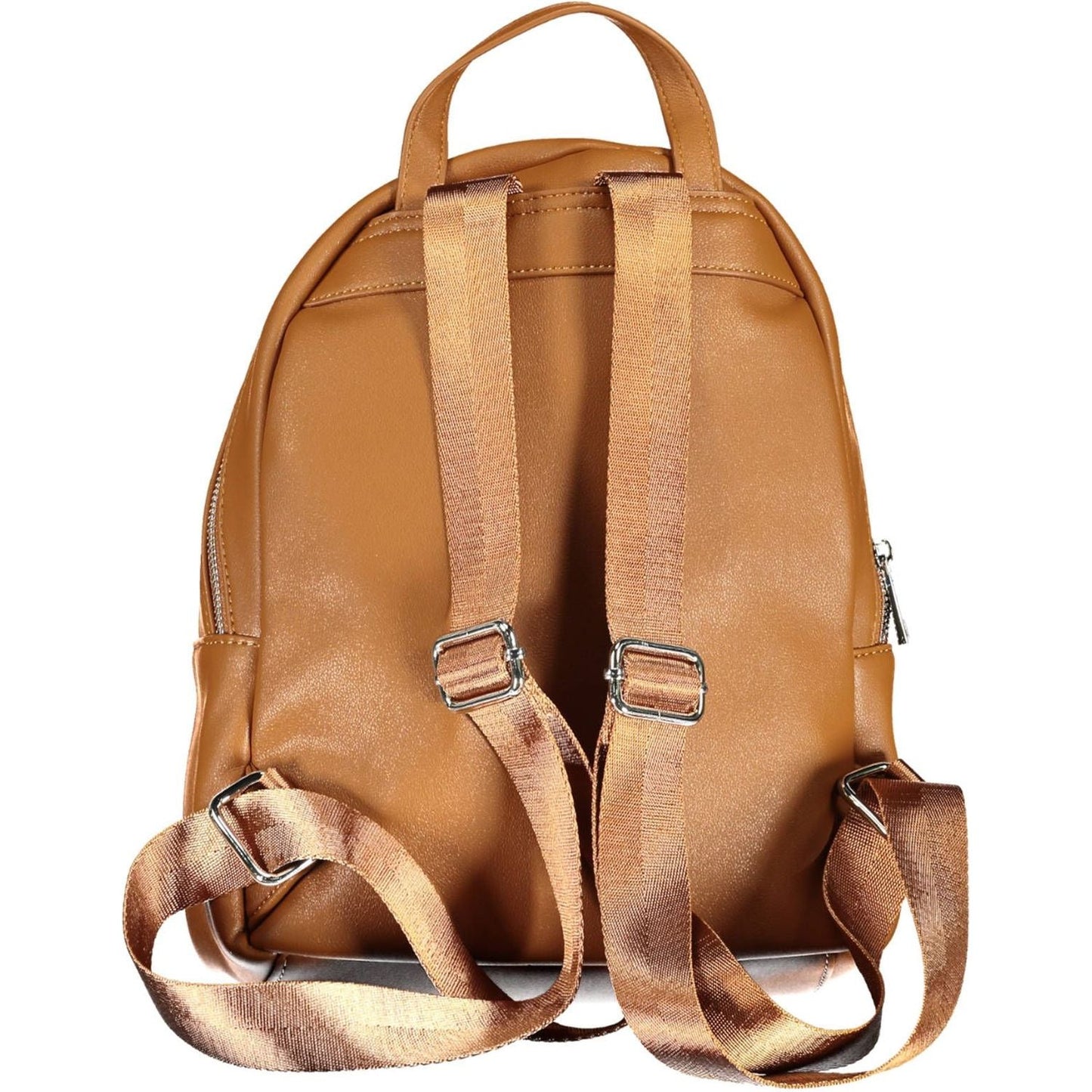 BYBLOS Elegant Brown Backpack with Contrasting Details BYBLOS