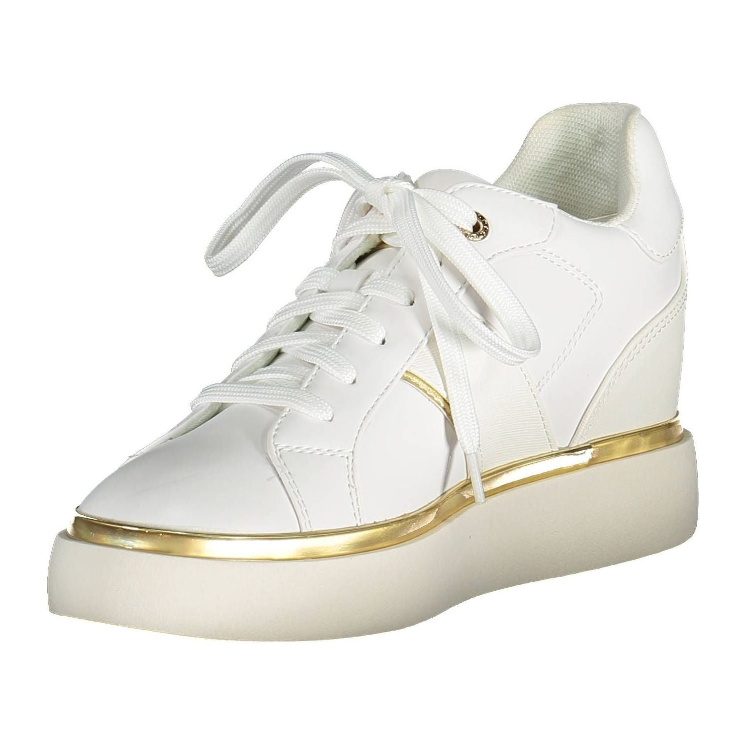 U.S. POLO ASSN. White Polyester Women Sneaker