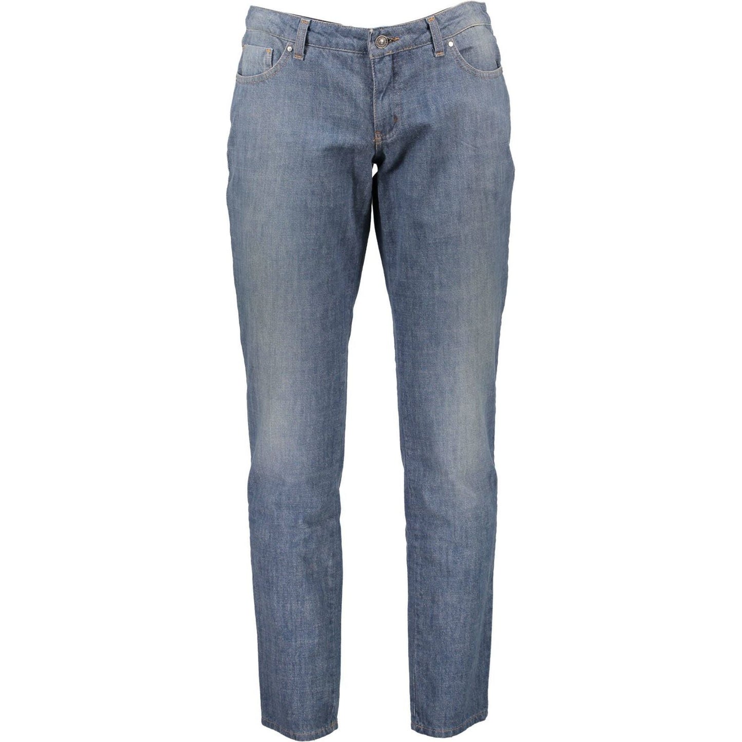 Costume National Chic Faded Blue Denim Jeans Costume National