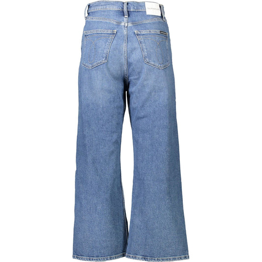 Calvin Klein High Waist Wide Leg Chic Jeans Calvin Klein