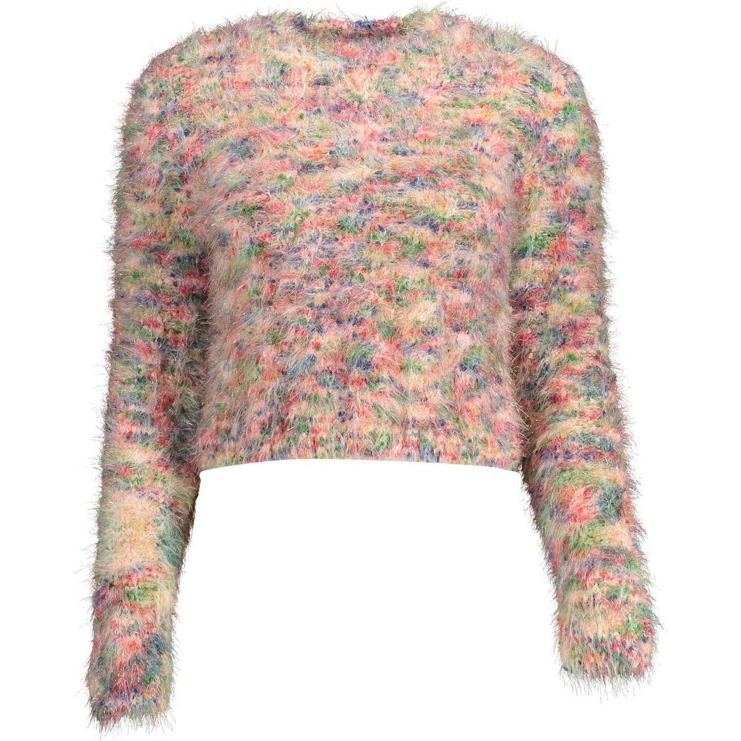 Desigual Chic Pink Contrast Detail Long-Sleeve Shirt Desigual