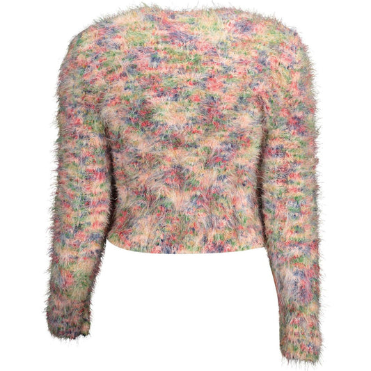 Desigual Chic Pink Contrast Detail Long-Sleeve Shirt Desigual