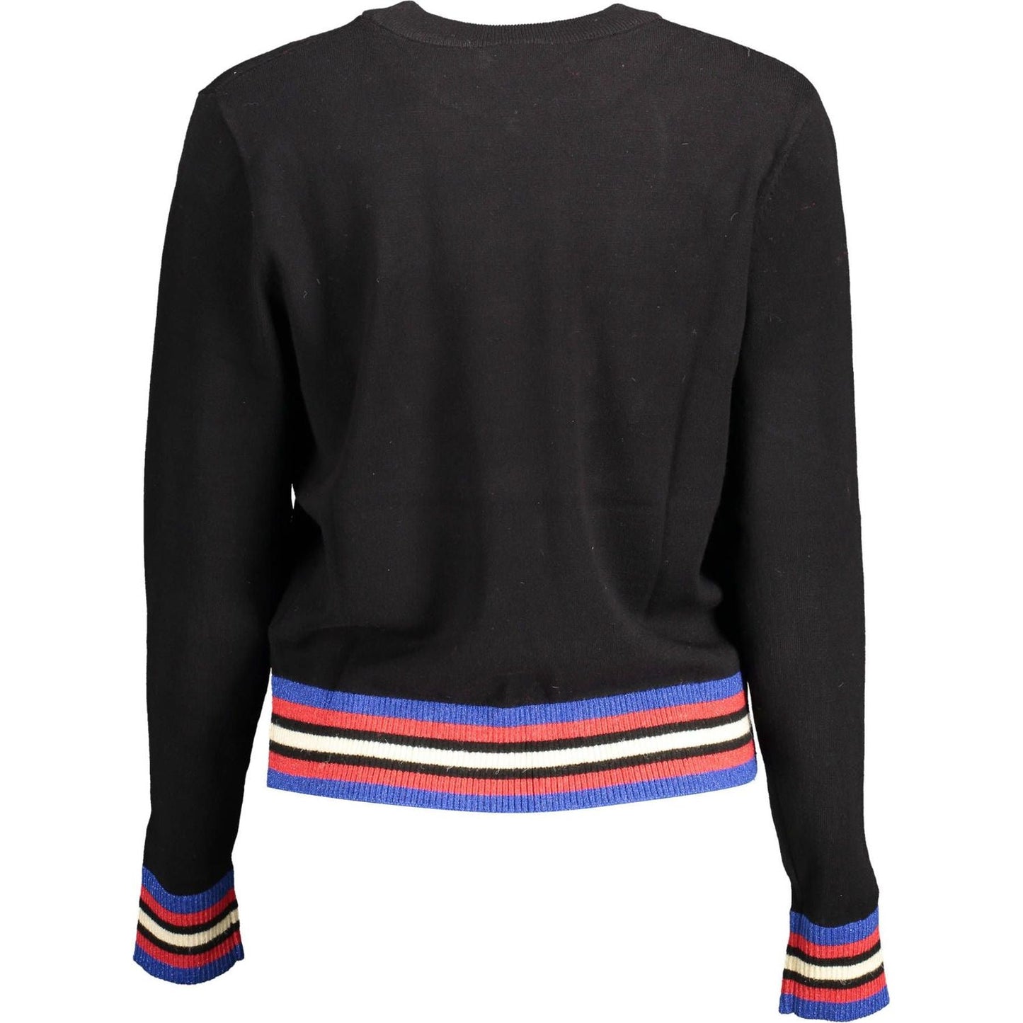 Desigual Black Viscose Women Sweater Desigual