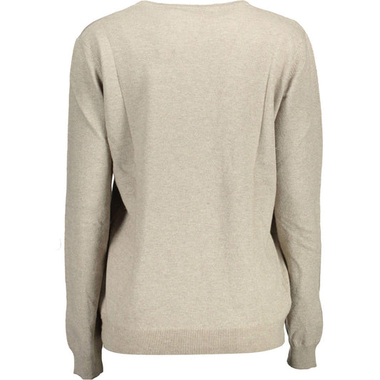 U.S. POLO ASSN. Chic Beige Embroidered Logo Sweater U.S. POLO ASSN.