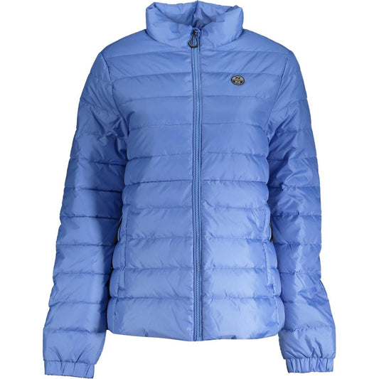 North Sails Elegant Light Blue Water-Resistant Jacket North Sails