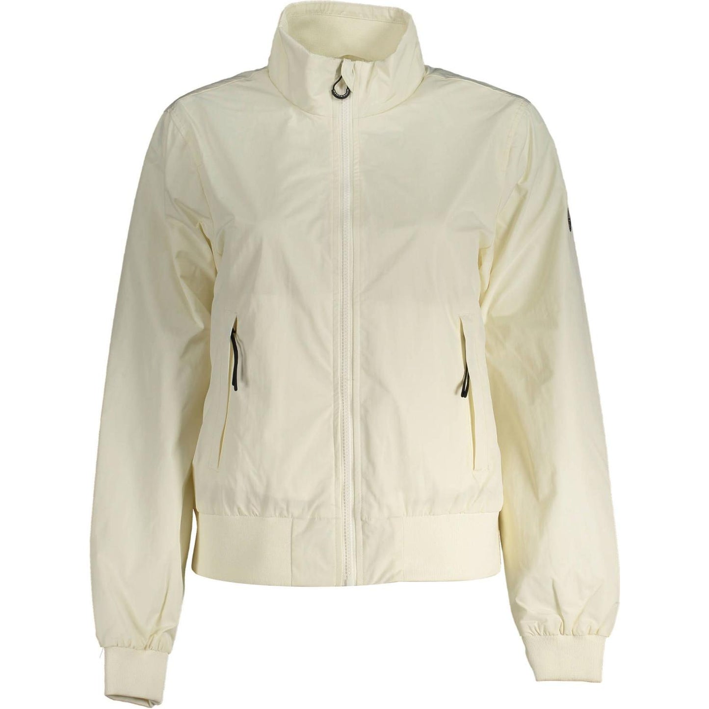 North Sails Eco-Conscious White Zip Jacket North Sails