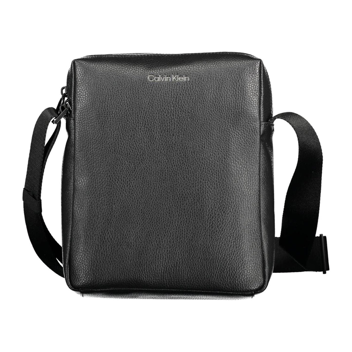 Calvin Klein Sleek Black Eco-Conscious Shoulder Bag Calvin Klein