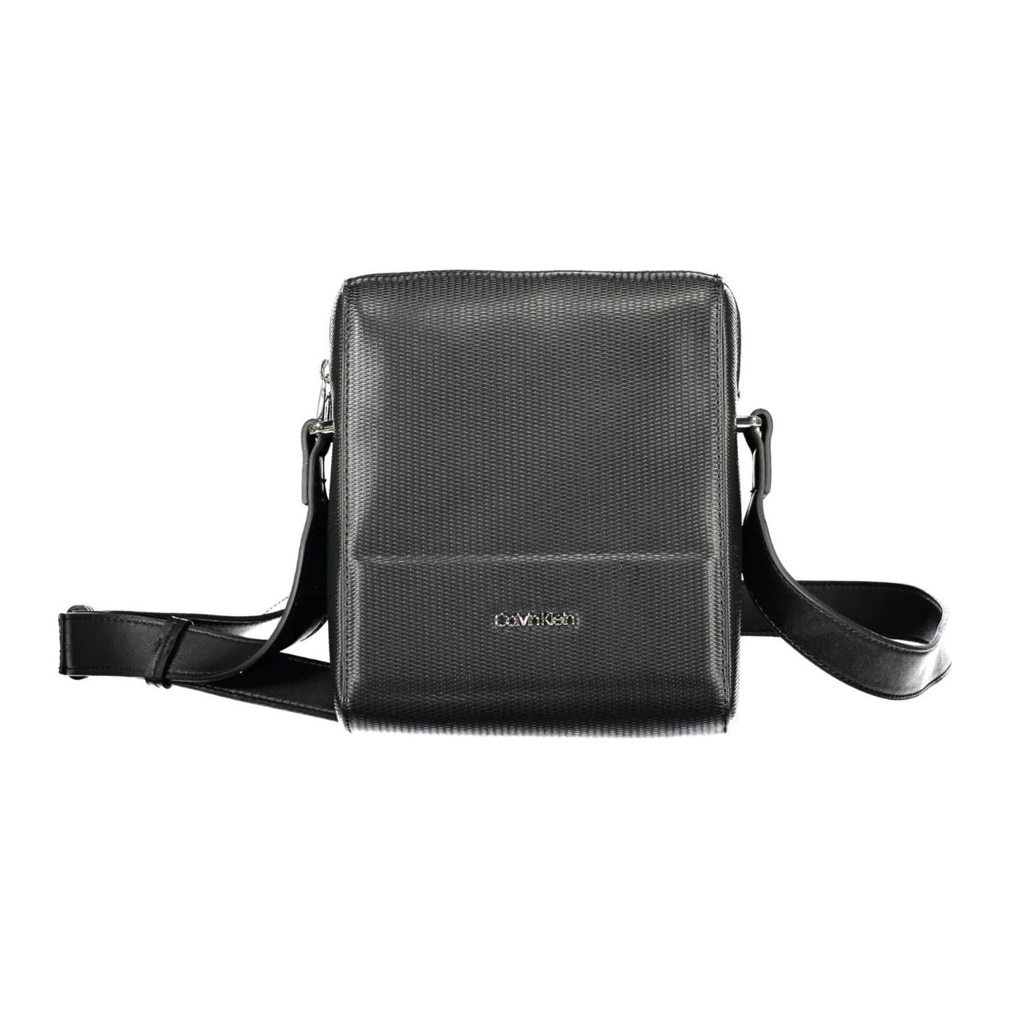 Calvin Klein Elegant Black Shoulder Bag with Eco Edge Calvin Klein